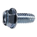 Midwest Fastener Sheet Metal Screw, #8 x 3/8 in, Zinc Plated Steel Hex Head Combination Drive, 35 PK 931723